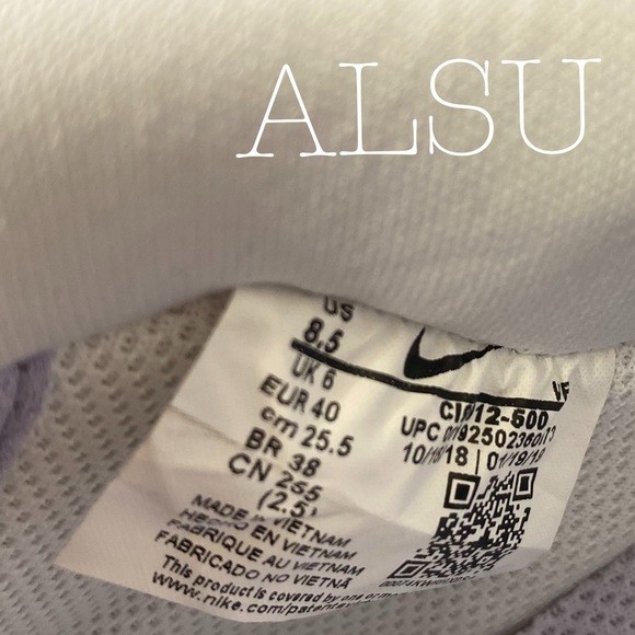 Nike Air Force 1’07 Leather Oxygen Purple W AUTHEN - Picture 8 of 11